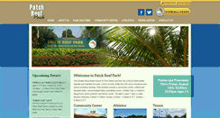 Desktop Screenshot of patchreefpark.org
